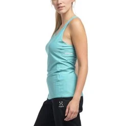 Vente flash ???? Haglöfs L.I.M Tech - Débardeur femme ???? -Haglöfs Shop hagloefs lim tech debardeur femme glacier green 160 5