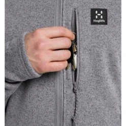 Vente flash ⌛ Haglöfs Risberg Jacket - Polaire homme ???? -Haglöfs Shop hagloefs risberg jacket polaire homme concrete 4