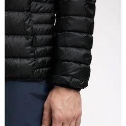 Remise ???? Haglöfs Roc Down Hood - Doudoune homme ❤️ -Haglöfs Shop hagloefs roc down hood doudoune homme true black 6