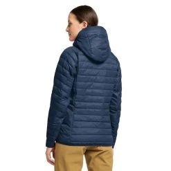 Bon marché ⌛ Haglöfs Spire Mimic Hood - Doudoune femme ???? -Haglöfs Shop hagloefs spire mimic hood doudoune femme tarn blue solid 2