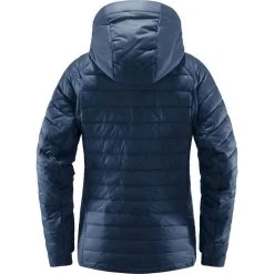 Bon marché ⌛ Haglöfs Spire Mimic Hood - Doudoune femme ???? -Haglöfs Shop hagloefs spire mimic hood doudoune femme tarn blue solid 4