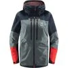 Sortie ???? Haglöfs ???? Women's Spitz GTX PRO Jacket - Veste imperméable femme ???? -Haglöfs Shop hagloefs womens spitz gtx pro jacket veste impermeable femme steel blue tarn blue