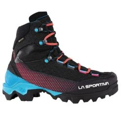 Meilleure affaire ???? La Sportiva Aequilibrium ST GTX - Chaussures alpinisme femme ✔️ -Haglöfs Shop la sportiva aequilibrium st gtx chaussures alpinisme femme black hibiscus 2